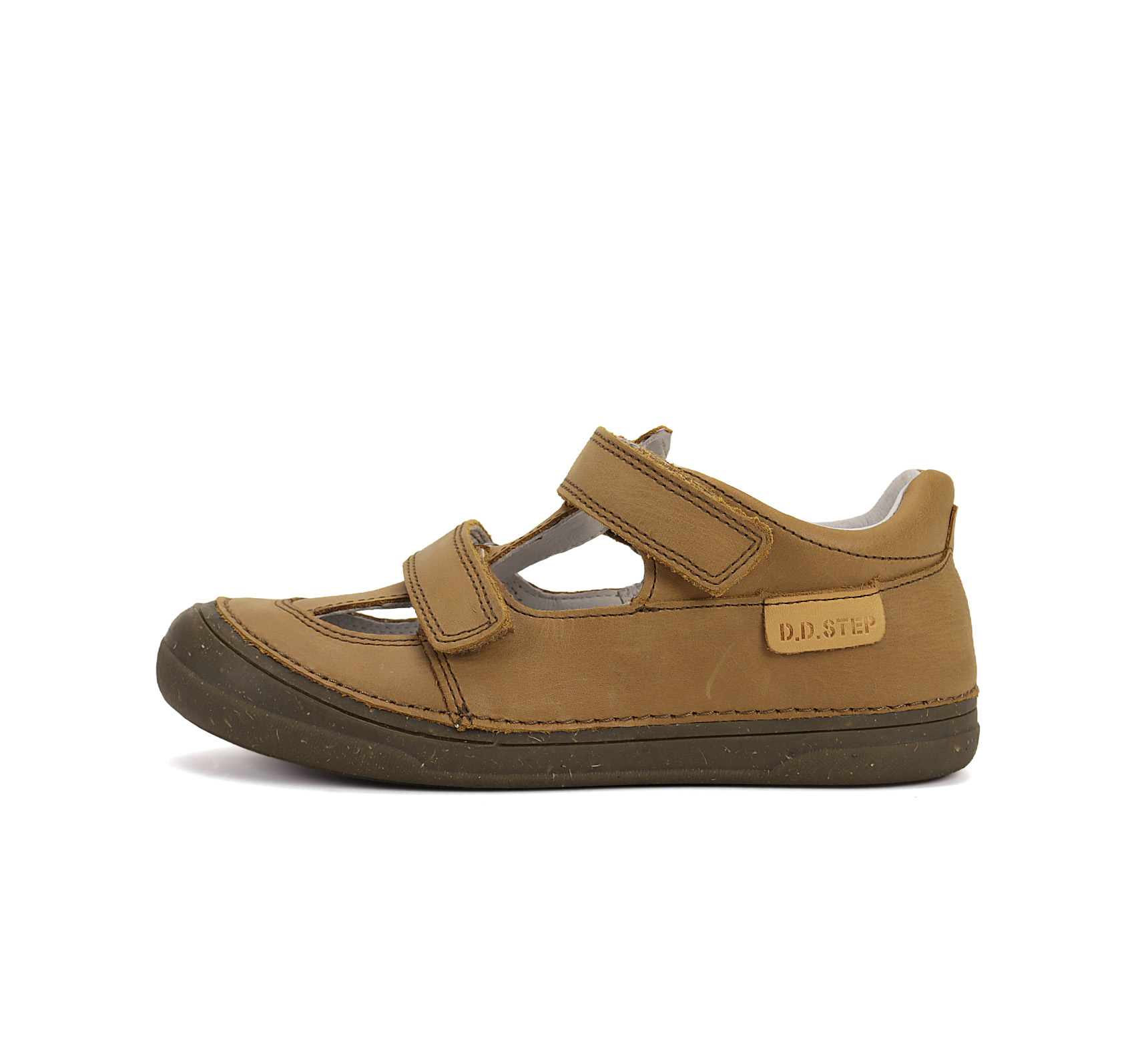 Kožené sandálky D.D.step H078-51984 Cream